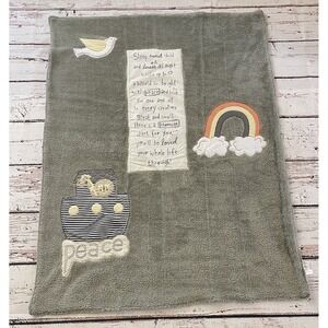 Demdaco Lift the‎ Spirit Blanket Baby Peace Rainbow